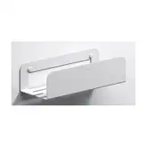 Поличка Sonia Quick White 300х82х124 мм алюміній, білий (185092)