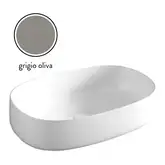 Умивальник на стільницю ArtCeram Cognac 55х35, grigio oliva (COL003 15; 00)
