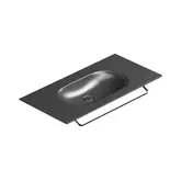 Раковина подвесная Catalano Horizon 100 х 50 см, Satin black (1100HZNS)