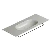 Раковина подвесная Catalano Horizon 125 х 50 см, Satin cement (1125HZCS)