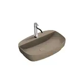 Раковина полувстраиваемая Catalano Green Lux Сolori 40 х 60 х h14 см, цвет - коричневый матовый 160GRLXNMS