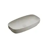 Раковина полувстраиваемая Catalano Green Lux Сolori 40 х 75 х h14 см, цвет - серый матовый 175AGRLXCS