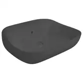 Раковина подвесная Flaminia Fluo 60 х 49 х h20 см, цвет - Carbone opaco (матовый) FU60L Carbone