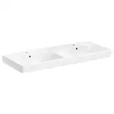 Двойная раковина Geberit Smyle Square 120 х 48 х h16,5 см (500.223.01.1)