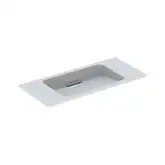 Умивальник накладний Geberit One 90 см, білий KeraTect / глянсовий хром (500.390.01.1)