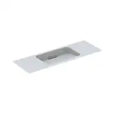 Умивальник накладний Geberit One 120 см, білий KeraTect / глянсовий хром (500.392.01.1)