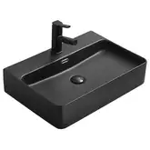 Умывальник (раковина) MEXEN LARA 60 BLACK MATT накладной подвесной (MEX-21166085)