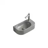 Умывальник (раковина) MEXEN VIERA 40 LIGHT GREY MATT правый накладной подвесной (MEX-21274061R)