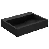 Умывальник (раковина) MEXEN AVA 50 BLACK MATT B/O накладной подвесной (MEX-23015070)