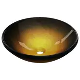 Умывальник (раковина) MEXEN MIRA DARK GOLD накладной (MEX-24124251)