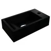 MIRAGGIO Умывальник FARO L BLACK MIRASTONE (0000398)