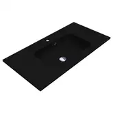 MIRAGGIO Умывальник DELLA 900 BLACK MIRASTONE (0000745)