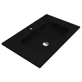 MIRAGGIO Умывальник DELLA 700 BLACK MIRASTONE (0000804)