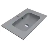 MIRAGGIO Умывальник DELLA 700 GRAY MIRASTONE (0000986)