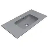 MIRAGGIO Умывальник DELLA 900 GRAY MIRASTONE (0000987)