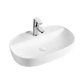 Умивальник накладний керамічний Mixxus Premium Ellipse-0202 610x400x120mm (MP6483)