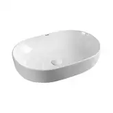 MIXXUS PREMIUM ELLIPSE-0105 Раковина накладная, белая (MP6563)