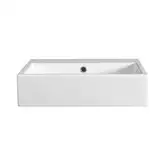 Умивальник підвісний Nic Design Cool з переливом 75х51x12.5 см, білий глянець (001231001)