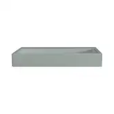 Умивальник підвісний Nic Design Cool без переливу 100х50x12.5 см, Cemento матовий (001232047)