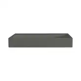 Умивальник підвісний Nic Design Cool без переливу 100х50x12.5 см, Agrilla матовий (001232052)