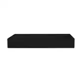 Умивальник підвісний Nic Design Cool без переливу 120х51x12.5 см, Antracite матовий (001233013)