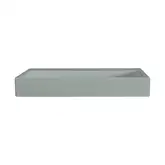Умивальник підвісний Nic Design Cool без переливу 120х51x12.5 см, Cemento матовий (001233047)