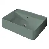 Умивальник на стільницю з переливом Nic Design Semplice 60х45х16 см, Salvia матовий N/F (001384067 NF)