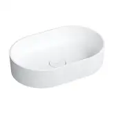 Omnires Ovo Умывальник для столешницы, белый (OVOUNBM)