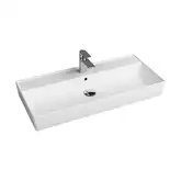 Умивальник підвісний Quarter Bath Cross Line 100x45, білий (72CL23100.00.1.3.01)