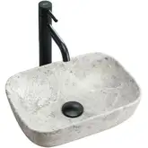 Умывальник (раковина) REA CAMELIA LIGHT STONE накладной (REA-U0362)
