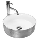 Умывальник (раковина) REA SAMI BRUSHED SILVER накладной (REA-U3304)