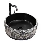 Умывальник (раковина) REA FLORISA BLACK MATT накладной (REA-U3307)
