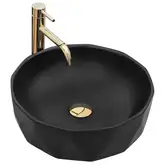 Умывальник (раковина) REA VISTA BLACK накладной черный (REA-U4602)