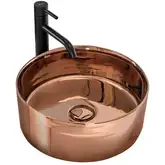 Умывальник (раковина) REA IDA ROSE GOLD накладной розовое золото (REA-U7401)