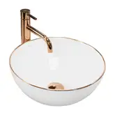 Rea Stella Rose Gold Edge Умывальник накладной (REA-U7444)