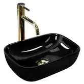 Умывальник (раковина) REA BELINDA MINI BLACK накладной черный (REA-U8004)