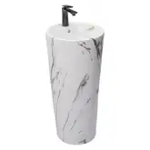 Умывальник (раковина) REA BLANKA MARBLE напольный (REA-U8704)