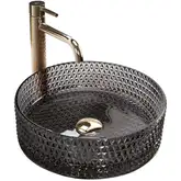 Умывальник (раковина) REA CRISTAL BLACK накладной (REA-U9671)