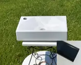 Snail Умивальник «Меркурій» L А600 Антрацит глянец (157LA600)
