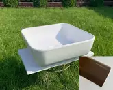 Snail Умивальник «Палермо»  А700М Кава МАТ (178A700M)