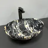 VBI PARMA Умывальник накладной, Black Opal (VBI-011008)