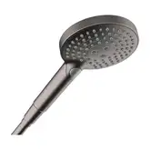 Лейка для душа Hansgrohe Raindance Select S PowderRain (цвет - шлифованный чёрный хром), 3 вида струи 26014340
