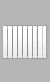 Genesis Aqua Полотенцесушитель Genesis-Aqua Batteria 120x60 см, белый (34031)