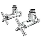 Кран кутовий Laris 1/2" - 3/4" Еліт 2шт. (ZZ-4704) (71401042)