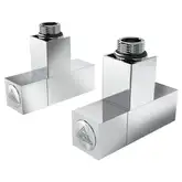 Кран кутовий Laris 1/2" - 1/2" Кватро 2шт. (LX-855) (71401053)
