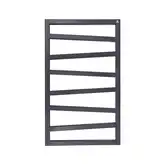 Полотенцесушитель электрический Terma ZigZag 50 х 83,5h см с наружным тэном One, чёрный матовый (WLZIG083050/9005/ONE)