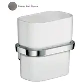 Стакан для зубних щіток Axor Urquiola, brushed black chrome (42434340)