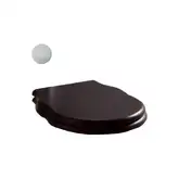 CPV13NFC Кришка Windsor,soft close, горіх/хром, Cielo (CPV13NFC)