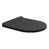 Кришка для унітазу Flaminia Link Slim soft-closing, швидкознімні петлі, carbone matt (LKCW09) (LKCW09CAR)