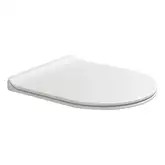 Кришка для унітазу Flaminia Link Slim soft-closing, петлі швидкознімні, latte milky white matt (LKCW09) (LKCW09LAT)